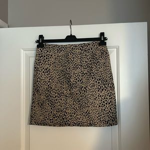 Brandy Melville cheetah print mini skirt
